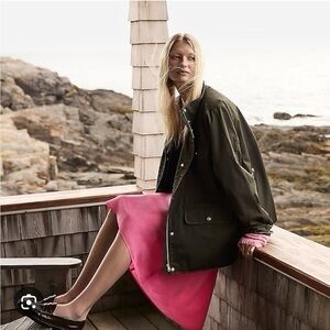 J.Crew New Downtown Field Jacket Dark Moss Green